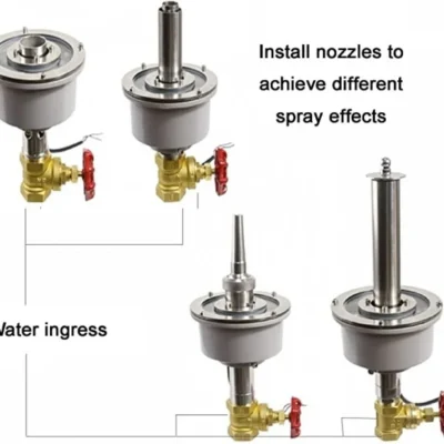 إنارة نوافير من ستانلس ستيل
