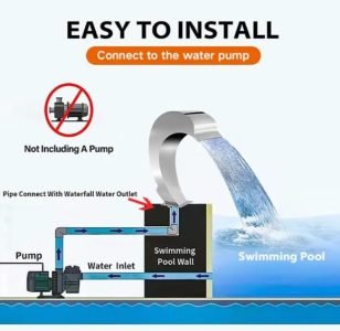 مصب شلال مسبح ستيل -دلفين