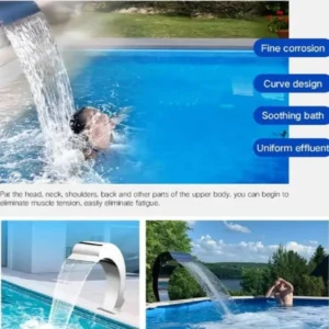 مصب شلال مسبح ستيل دلفين