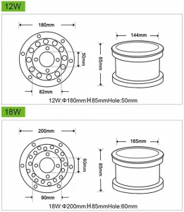 إنارة نافورة
