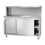 خزانة أرضية مع كاونتر ستانلس ستيل 150 سم