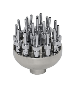 راس نافورة زهرة ثلاثية