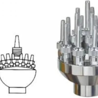 رؤوس نوافير زهرة ثلاثية