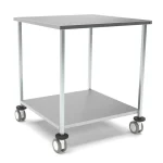 عربة أدوات طبية متوسطة من الستانلس ستيل