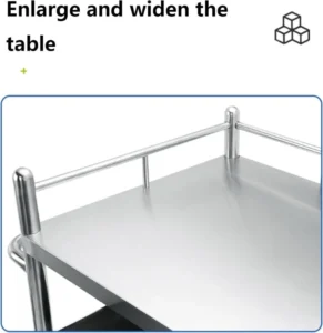 ترولي ستانلس ستيل للمستشفيات