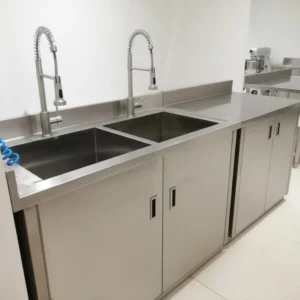 حوض غسيل مزدوج ستانلس