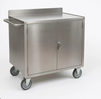 عربة خدمة ستانلس ستيل