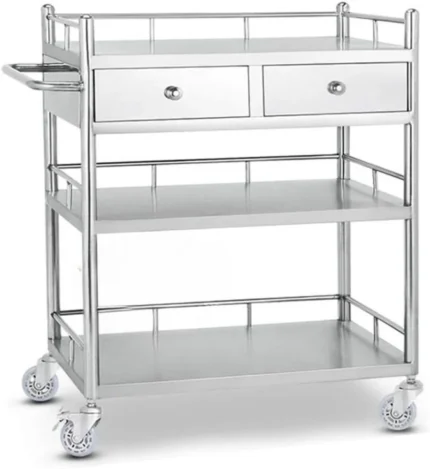 عربة طبية ستانلس ستيل