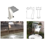 مصب شلال مع إضاءة LED