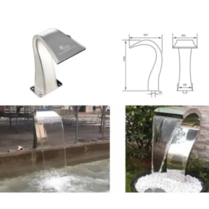 مصب شلال مع إضاءة LED