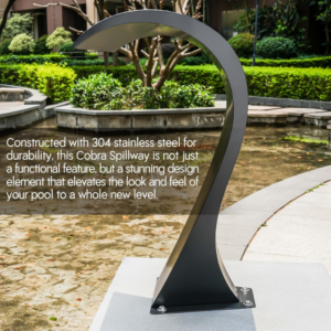 مصب شلال مقاوم للصدأ