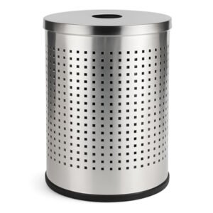 سلة نفايات ستانلس ستيل 304 مقاس 65×30 سم