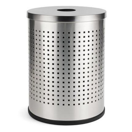 سلة نفايات ستانلس ستيل 304 مقاس 65×30 سم