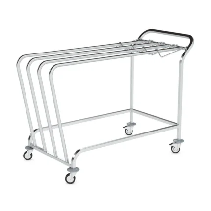 عربة توزيع أوراق ستانلس