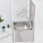 مغسلة ستيل 304 تشغيل بالركبة متينة مقاومة للصدأ